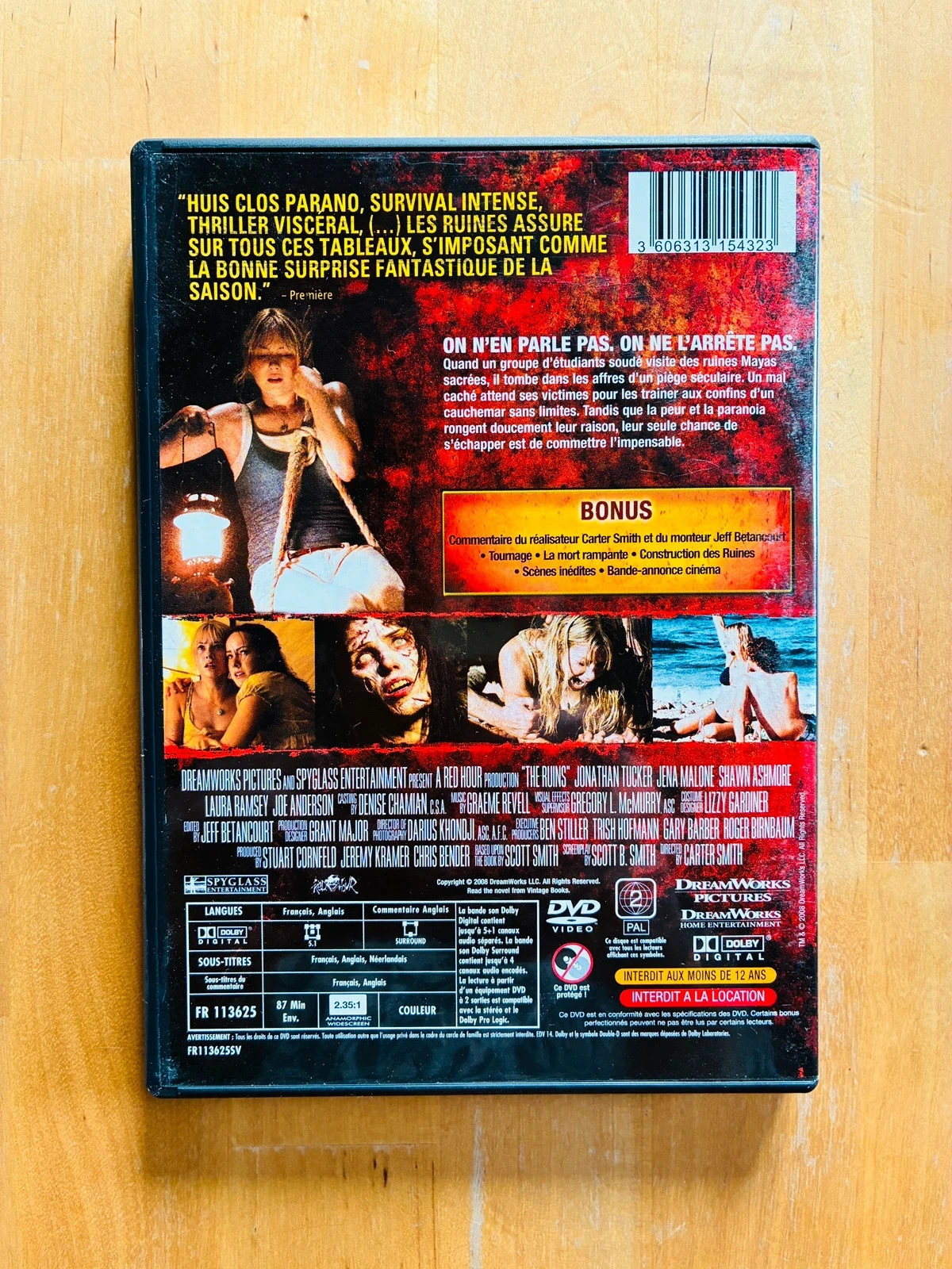DVD Les Ruines. – photo 3